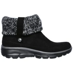 SKECHERS Women's Easy Going Heighten Fold Over Knit Collar Bootie 7 SKECHERS Women's Easy Going Heighten Fold Over Knit Collar Bootie -Columba Clothing Shop 2061762 001 alt1