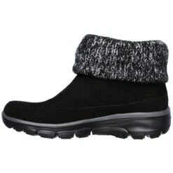 SKECHERS Women's Easy Going Heighten Fold Over Knit Collar Bootie 8 SKECHERS Women's Easy Going Heighten Fold Over Knit Collar Bootie -Columba Clothing Shop 2061762 001 alt2