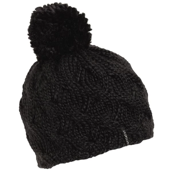 TURTLE FUR Women's Wave On Wave Micro Fleece Lined Pom Beanie 1 TURTLE FUR Women's Wave On Wave Micro Fleece Lined Pom Beanie