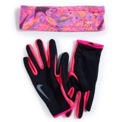 NIKE Women's Dri-Fit Running Headband And Gloves Set