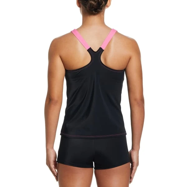 NIKE Women's Surge Powerback Tankini Swimsuit 2 NIKE Women's Surge Powerback Tankini Swimsuit - Image 2