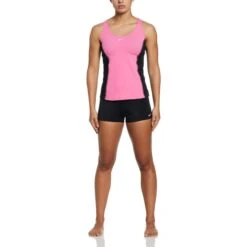 NIKE Women's Surge Powerback Tankini Swimsuit 11 NIKE Women's Surge Powerback Tankini Swimsuit -Columba Clothing Shop 2065419 630 alt5