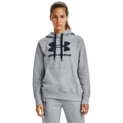 UNDER ARMOUR Women's UA Rival Fleece Hoodie -Columba Clothing Shop 2070390 004 alt2
