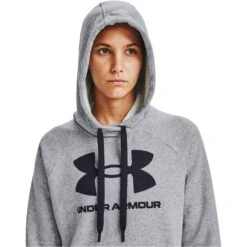 UNDER ARMOUR Women's UA Rival Fleece Hoodie -Columba Clothing Shop 2070390 004 alt4