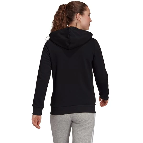 ADIDAS Women's Essentials 3-Stripe Full Zip Hoodie 3 ADIDAS Women's Essentials 3-Stripe Full Zip Hoodie - Image 3