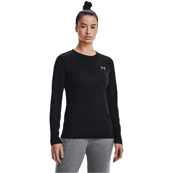 UNDER ARMOUR Women's UA Tech Crew Long Sleeve 2 UNDER ARMOUR Women's UA Tech Crew Long Sleeve - Image 2