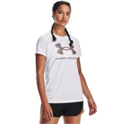 UNDER ARMOUR Women's UA Sportstyle Short Sleeve Graphic Tee -Columba Clothing Shop 2075004 101 alt2