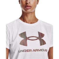 UNDER ARMOUR Women's UA Sportstyle Short Sleeve Graphic Tee -Columba Clothing Shop 2075004 101 alt4