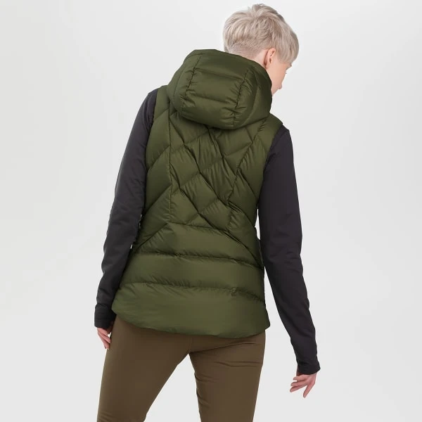 OUTDOOR RESEARCH Women's Coldfront Hooded Down Vest 3 OUTDOOR RESEARCH Women's Coldfront Hooded Down Vest - Image 3