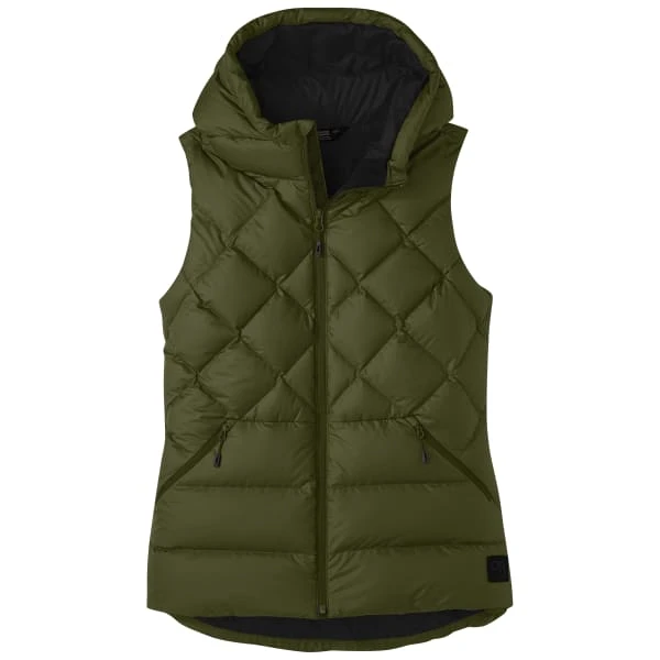 OUTDOOR RESEARCH Women's Coldfront Hooded Down Vest 1 OUTDOOR RESEARCH Women's Coldfront Hooded Down Vest