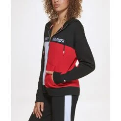 TOMMY HILFIGER SPORT Women's Zip Front Hoodie -Columba Clothing Shop 2075769 001 alt2