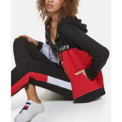 TOMMY HILFIGER SPORT Women's Zip Front Hoodie -Columba Clothing Shop 2075769 001 alt4
