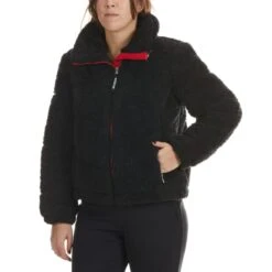 TOMMY HILFIGER SPORT Women's Sherpa Puffer Jacket -Columba Clothing Shop 2075780 001 alt2
