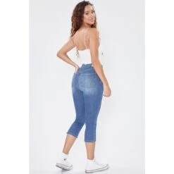 YMI Juniors' Secrets High-Rise Crop Capris 7 YMI Juniors' Secrets High-Rise Crop Capris -Columba Clothing Shop 2076159 405 alt3