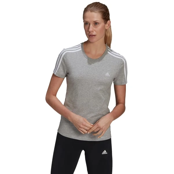 ADIDAS Women's Essential Short Sleeve Tee 2 ADIDAS Women's Essential Short Sleeve Tee - Image 2