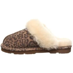 BEARPAW Women's Loki Exotic Leopard Slip On -Columba Clothing Shop 2077595 901 alt2