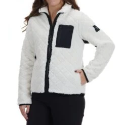 Calvin Klein Performance CALVIN KLEIN Women's Quilted Zip Front Jacket -Columba Clothing Shop 2077843 105 alt2