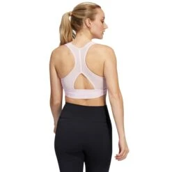 ADIDAS Women's Powerreact Training Medium Support Sports Bra -Columba Clothing Shop 2077963 607 alt3