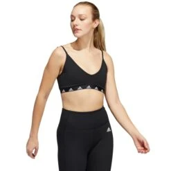 ADIDAS Women's Purebare Light Support Sports Bra -Columba Clothing Shop 2077971 001 alt4