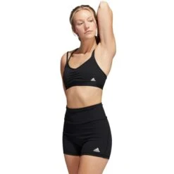 ADIDAS Women's Yoga Essentials Light Support Sports Bra -Columba Clothing Shop 2077972 001 alt2