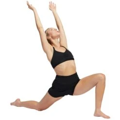 ADIDAS Women's Yoga Essentials Light Support Sports Bra -Columba Clothing Shop 2077972 001 alt8