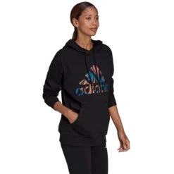 ADIDAS Women's Tiger Print Hoodie 9 ADIDAS Women's Tiger Print Hoodie -Columba Clothing Shop 2077979 001 alt3