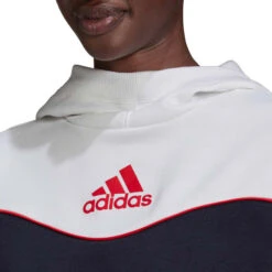 ADIDAS Women's Essentials Colorblock 3-Stripe Hoodie -Columba Clothing Shop 2077980 402 alt5