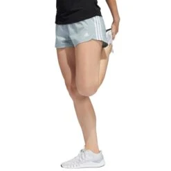 ADIDAS Women's Pacer 3-Stripes Woven Shorts 9 ADIDAS Women's Pacer 3-Stripes Woven Shorts -Columba Clothing Shop 2077981 006 alt3