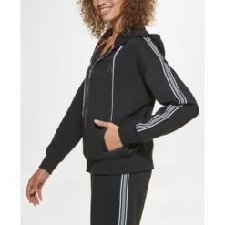 TOMMY HILFIGER Women's Ghost Graphic Full-Zip Hoodie -Columba Clothing Shop 2078015 001 alt2