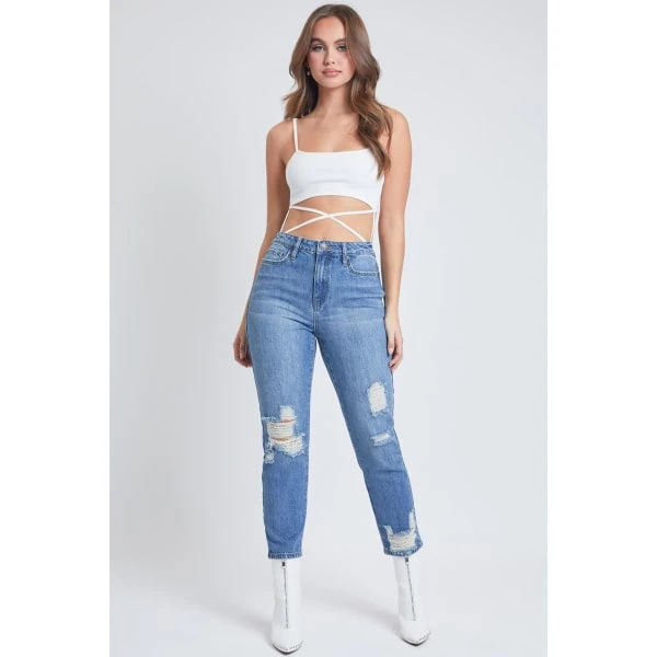 YMI Juniors' Dream Fit Mom Jeans 3 YMI Juniors' Dream Fit Mom Jeans - Image 3