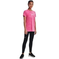UNDER ARMOUR Women's UA Tech Twist Arch Short-Sleeve Tee 9 UNDER ARMOUR Women's UA Tech Twist Arch Short-Sleeve Tee -Columba Clothing Shop 2079270 609 alt4