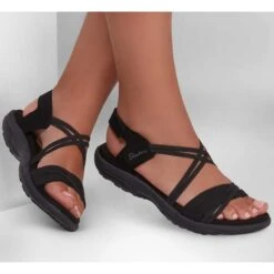 SKECHERS Women's Reggae Slim - Takes Two Sandal -Columba Clothing Shop 2079427 001 alt5