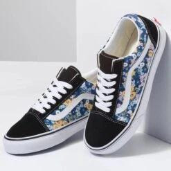 VANS Women's Floral Old Skool Shoes -Columba Clothing Shop 2080512 001 alt3