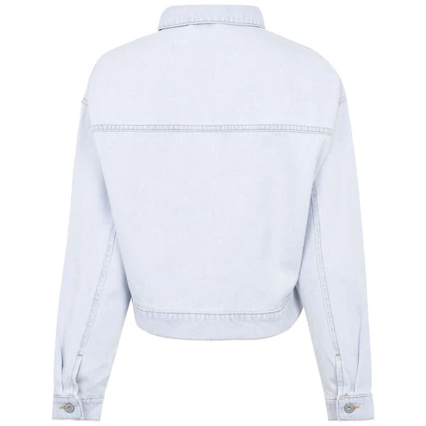 JACK WILLS Women's Amelia Cropped Denim Jacket 2 JACK WILLS Women's Amelia Cropped Denim Jacket - Image 2