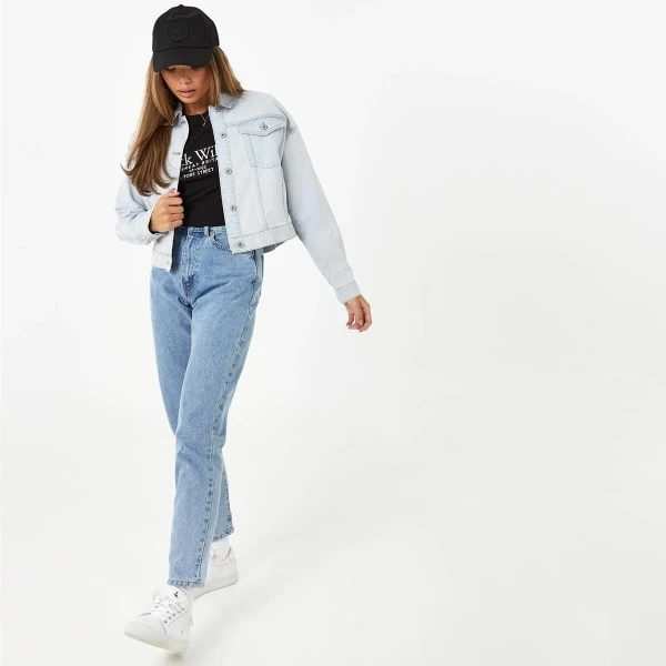 JACK WILLS Women's Amelia Cropped Denim Jacket 6 JACK WILLS Women's Amelia Cropped Denim Jacket - Image 6