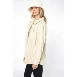 O'NEILL Juniors' Collins Superfleece Flannel Jacket -Columba Clothing Shop 2081638 105 alt2