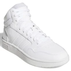 ADIDAS Women's Hoops 3.0 Mid Classic Shoes -Columba Clothing Shop 2081683 101 alt2