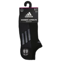 ADIDAS Women's Superlite 3-Stripe No Show Socks, 3 Pack 11 ADIDAS Women's Superlite 3-Stripe No Show Socks, 3 Pack -Columba Clothing Shop 2082050 001 alt5