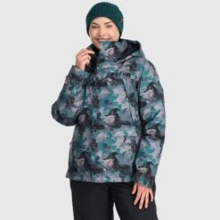 OUTDOOR RESEARCH Women's Snowcrew Reveler Jacket -Columba Clothing Shop 2082316 502 alt2