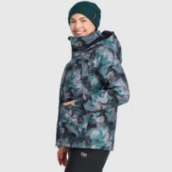OUTDOOR RESEARCH Women's Snowcrew Reveler Jacket -Columba Clothing Shop 2082316 502 alt4
