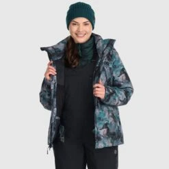 OUTDOOR RESEARCH Women's Snowcrew Reveler Jacket -Columba Clothing Shop 2082316 502 alt5