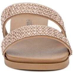 OLIVIA MILLER Women's Juliette Slip-On Flat Sandals -Columba Clothing Shop 2082921 105 alt3