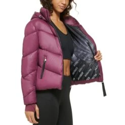 TOMMY HILFIGER Women's Hooded Puffer Jacket -Columba Clothing Shop 2083078 501 alt3