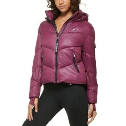 TOMMY HILFIGER Women's Hooded Puffer Jacket