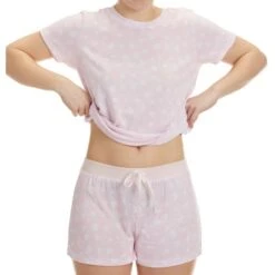 RENE ROFE Women's Hacci Short Pajama Set -Columba Clothing Shop 2083270 607 alt2