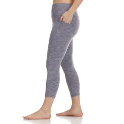 RBX Women's Double Peached Capri-Length Leggings W/ Pockets -Columba Clothing Shop 2083494 402 alt2