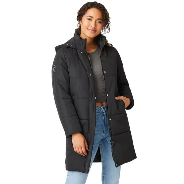 FREE COUNTRY Women's FreeCycle Lansby Long Puffer Jacket 3 FREE COUNTRY Women's FreeCycle Lansby Long Puffer Jacket - Image 3