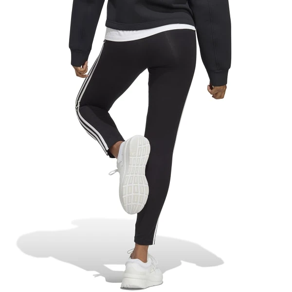 ADIDAS Women's Essentials 3-Stripes High-Waist Leggings 3 ADIDAS Women's Essentials 3-Stripes High-Waist Leggings - Image 3