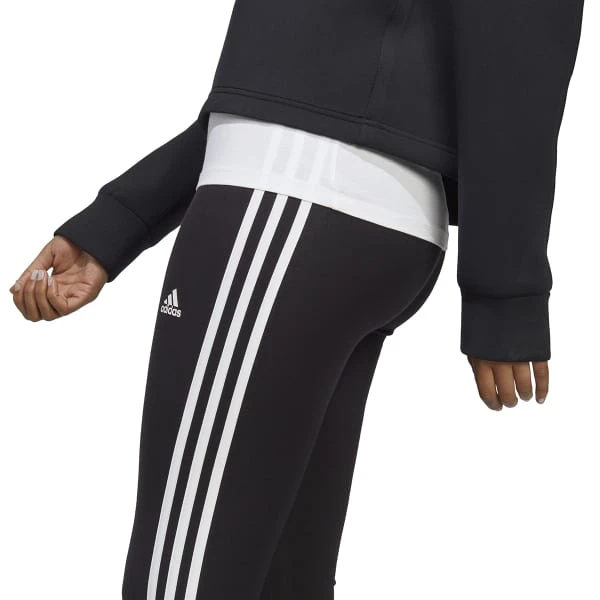 ADIDAS Women's Essentials 3-Stripes High-Waist Leggings 5 ADIDAS Women's Essentials 3-Stripes High-Waist Leggings - Image 5