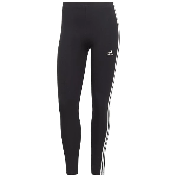 ADIDAS Women's Essentials 3-Stripes High-Waist Leggings 1 ADIDAS Women's Essentials 3-Stripes High-Waist Leggings